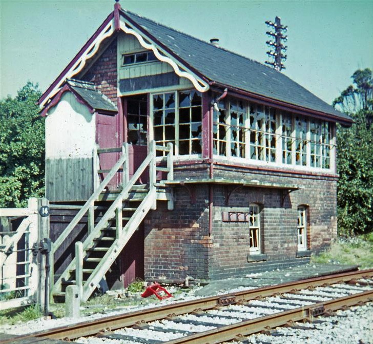 Breadsall signalbox photographed on 03SEP1968 by Howard Sprenger